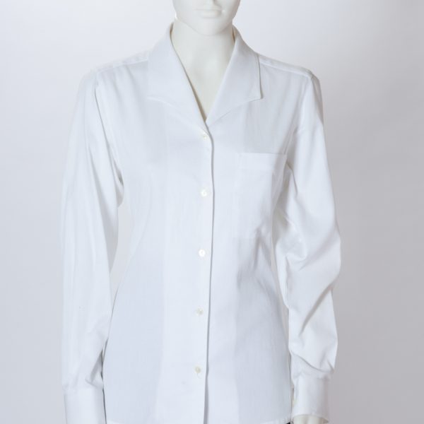 Camicia donna slim, collo a vela