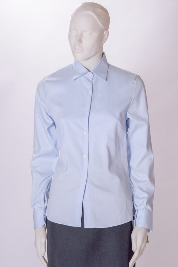 Camicia donna slim, collo tipo uomo