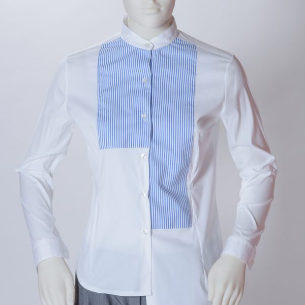 Camicia donna asimmetrica